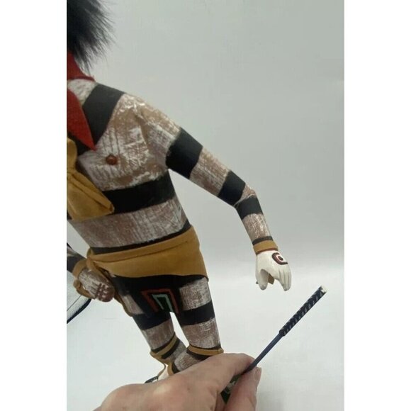 Hopi Kachina Doll Hano Clown Golfer Golf Signed F. Begay Native  American READ - Picture 9 of 13